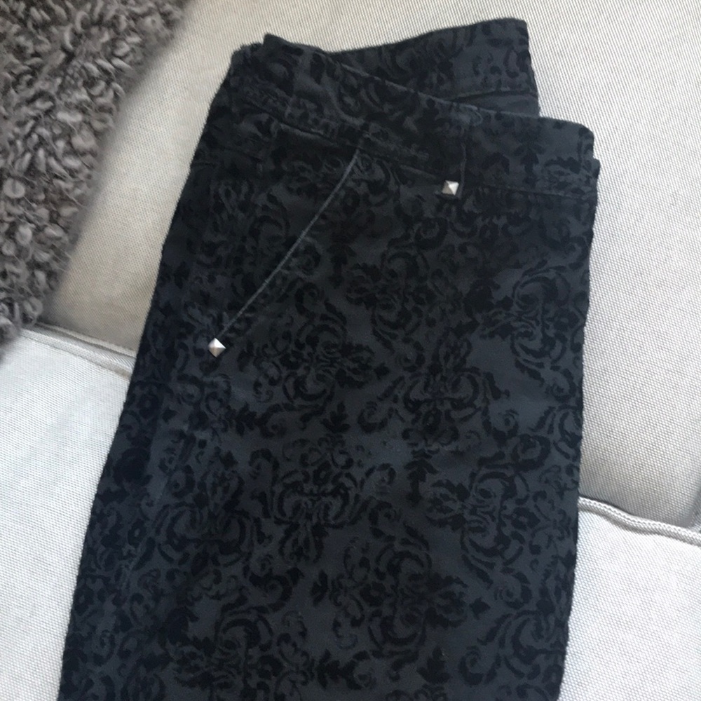 Woolworth patterned cotton trousers pants size S/M - Picture 2 of 7